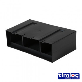 Timloc LOC1203 Underfloor, Vent, Horizontal Front Extension  - 1203 + 115Mm Box 20