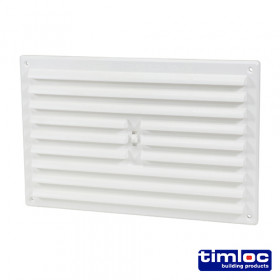 Timloc LOC1209W Hit And Miss Grille Vent - White - 1209W 242 X 165 Bag 1