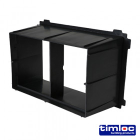 Timloc LOC1236 Through-Wall Cavity Sleeve Extension - Black - 1236 229 X 152 Bag 1