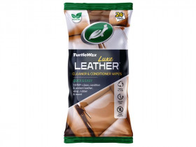 Turtle Wax 54072 Luxe Leather Cleaner & Conditioner Wipes (Pack Of 24)
