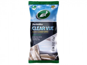 Turtle Wax 54073 Clear Vue Glass Cleaner Wipes (Pack Of 24)