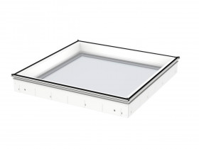 Velux CFU 080080 0025Q Fixed Flat Roof Window Base, 80X80, Triple Glazed