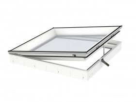 Velux CVU 080080 0220Q Electric Flat Roof Window Base, 80X80, Double Glazed