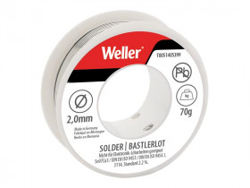Weller T0051405399 Electronic Lead-Free Solder Sn97Cu3, 2Mm 70G