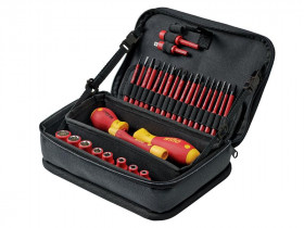 Wiha 43465 Slimvario® Electric Tool Set, 32 Piece (Inc. Case)