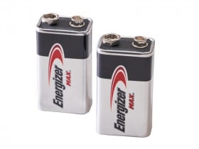 Xms S15280 Energizer Max® 9V Alkaline Batteries 2 Pack