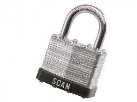 Xms  Scan 40Mm Laminated Padlock Twin Pack
