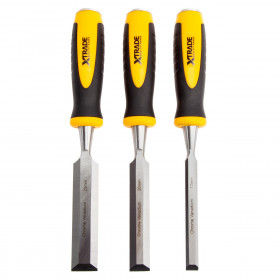 Xtrade X0900007 Bevel Edge Chisel Set In Pouch (3 Piece)