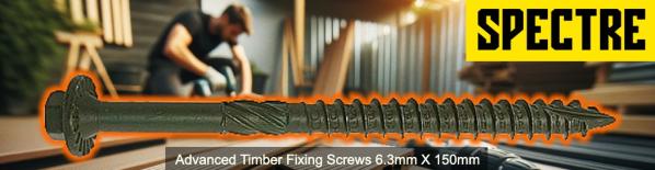 Guide to a Decking Screw - Spectre Advanced Timber Fixing Screws 6.3mm x 150mm